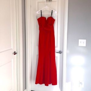 Red dress